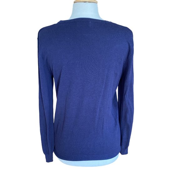 SugarHill Brighton Rita Rainbow Star Celestial Knit Jacquard Light Sweater-M - Picture 10 of 16